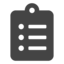 clipboard list icon