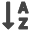 sort alpha down icon