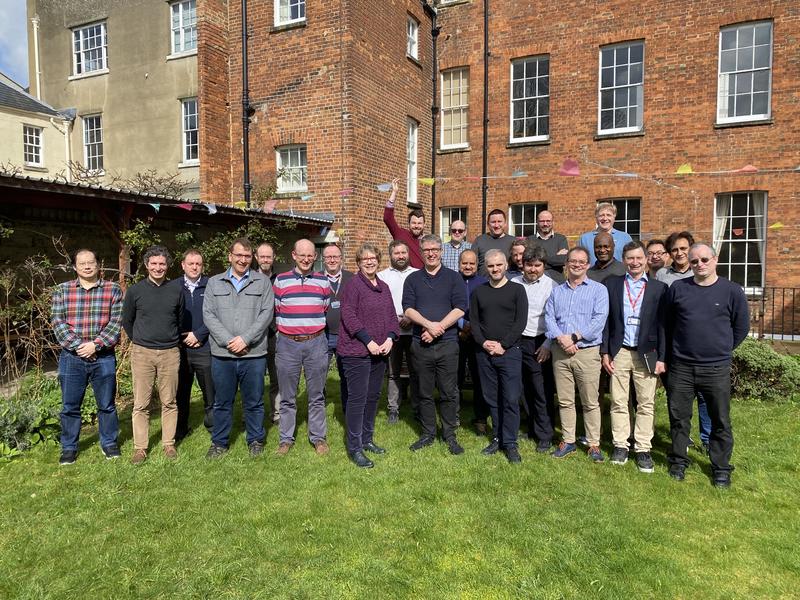 The first cohort of professionals on Oxford's Cybersecurity Training, pictured with Professor Anne Trefethen, Pro Vice Chancellor of People and Digital
