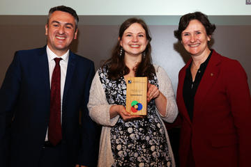 Chrissy Bunyan VC Professional Services Awards Chrissy Bunyan accepting Role Model award