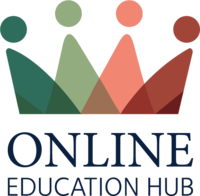 Oeh logo colour icon blue text oeh logo colour icon blue text